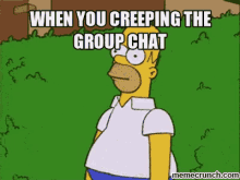 Group Chat Lurk GIF - Group Chat Lurk Silent Reader GIFs