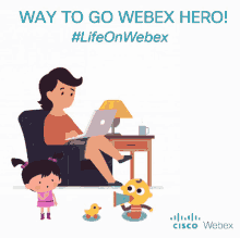 Life On Webex Working Mom GIF - Life On Webex Webex Working Mom GIFs