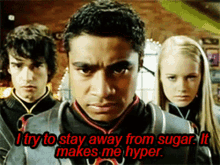power rangers shane clarke i try to stay away from sugar it makes me hyper sugar power rangers shane clarke i try to stay away from sugar it makes me hyper sugar