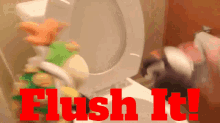 Sml Black Yoshi GIF - Sml Black Yoshi Flush It GIFs