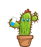 Mrhouseplant Drink Water Sticker - Mrhouseplant Drink Water Cactus Stickers