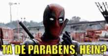 Clap Deadpool GIF - Clap Deadpool Ta De Parabens GIFs