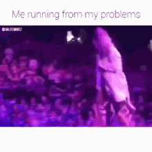 ariana grande problems running from my issues