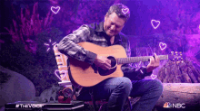 Strumming The Guitar The Voice GIF - Strumming The Guitar The Voice Playing The Guitar GIFs