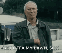 Clint Eastwood Get Off My Lawn GIFs | Tenor