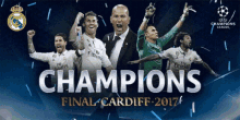 Real Madrid Campeon De La Champions League Final Cadiff 2017 GIF - Real Madrid Campeon La Champions Champions League GIFs