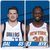 Dallas Mavericks (65) Vs. New York Knicks (83) Third-fourth Period Break GIF - Nba Basketball Nba 2021 GIFs