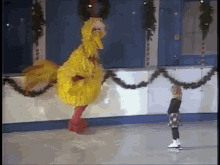 Christmas Eve On Sesame Street Big Bird GIF - Christmas Eve On Sesame Street Sesame Street Big Bird GIFs