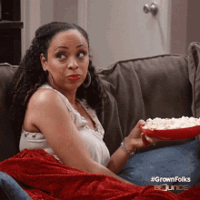 Eating Popcorn GIF - Eating Popcorn Minding My Own Business GIFs