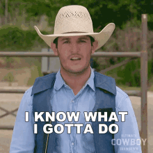 I Know What I Gotta Do Cuatro Houston GIF - I Know What I Gotta Do Cuatro Houston Ultimate Cowboy Showdown GIFs