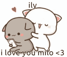 I Love You Milo Ily Hug From Mizu GIF - I Love You Milo Ily Hug From Mizu GIFs