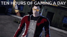 No More Heroes3 Ten Hours Of Gaming A Day GIF - No More Heroes3 Ten Hours Of Gaming A Day No More Heroes GIFs