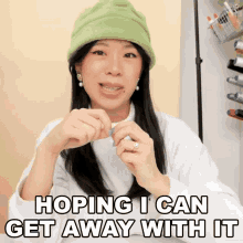 Hoping I Can Get Away With This Withwendy GIF - Hoping I Can Get Away With This Withwendy I Hope This Would Work GIFs