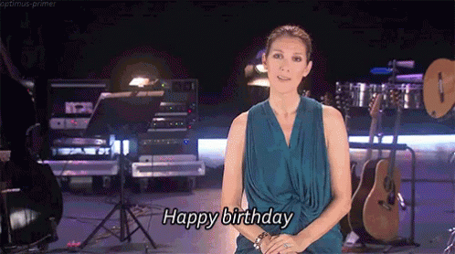 Celine Dion Happybirthday Gif Celine Dion Happybirthday Celine Discover Share Gifs
