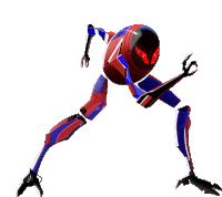 Spiderman Robot Sticker - Spiderman Robot Tron Stickers
