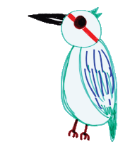Keen Kingfisher Veefriends Sticker - Keen Kingfisher Veefriends On Point Stickers