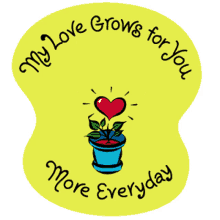 My Love Grows For You Heart GIF - My Love Grows For You My Love Heart GIFs