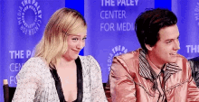 Cole Sprouse Lili Reinhart GIF - Cole Sprouse Lili Reinhart Laughing GIFs