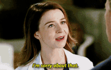 Greys Anatomy Amelia Shepherd GIF - Greys Anatomy Amelia Shepherd Im Sorry About That GIFs
