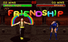 Mortal Kombat Friendship GIF - Mortal Kombat Friendship Happy GIFs