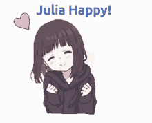 Julia Happy GIF - Julia Happy Peacekiss GIFs