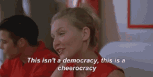 Kirsten Dunst This Is Cheerocracy GIF - Kirsten Dunst This Is Cheerocracy Democracy GIFs