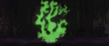 Maleficent Appear GIF - Maleficent Appear Green Flame GIFs