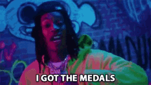 I Got The Medals Winner GIF - I Got The Medals Winner Score GIFs