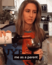 Me As A Parent Pouring Wine GIF - Me As A Parent Pouring Wine Wine GIFs