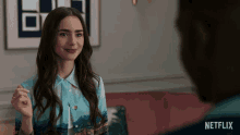 Hey Lily Collins GIF - Hey Lily Collins Emily Cooper GIFs