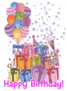 Happy Birthday Balloon GIF - Happy Birthday Balloon Gift GIFs