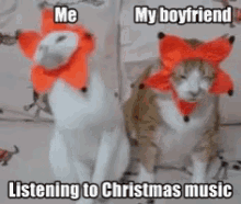 Christmas Music Ftw GIF - Me Boyfriend Christmas Music GIFs