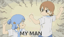 My Man Anime GIF - My Man Anime Shaking Hands GIFs