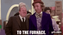 willy wonka and chocolate factory 1971 movie to the furnace mr salt