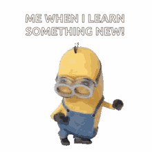 Minions Learn Something New GIF - Minions Learn Something New Idea GIFs