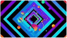 geometric colorfull looping