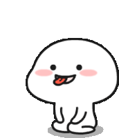 Quby Line Sticker Sticker - Quby Line Sticker Tongue Out Stickers