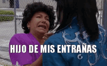 Doña Lucha Hijo De Mis Entrañas Mama Mexicana GIF - Dona Lucha Mexican Mom GIFs