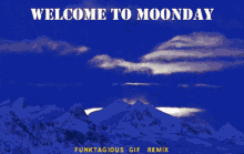 Welcome To Moonday Funky Moon GIF - Welcome To Moonday Funky Moon Moonchild Funk GIFs