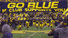 Go Blue GIF - University Of Michigan Michigan Wolverines Michigan Football GIFs