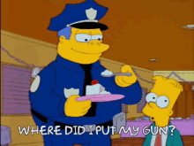 The Simpsons Chief Wiggum GIF - The Simpsons Chief Wiggum Bart Simpson GIFs