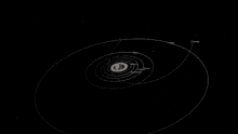 Moon Orbits Around Saturn GIF - Nasa Saturn Moons GIFs