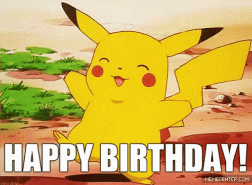 Pikachu Happy Gif Pikachu Happy Birthday Discover Share Gifs