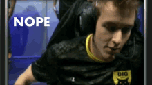 Nope Akaadian GIF - Nope Akaadian League Of Legends Championship Series GIFs