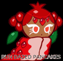 dazed pancakes pomegranate cookie run cishet