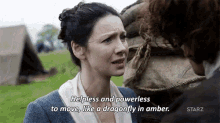 Helpless And Powerless GIF - Outlander Caitriona Balfe Claire Fraser GIFs