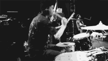 Drumming Counterparts GIF - Drumming Counterparts Burn Song GIFs