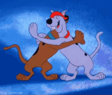 Scooby Doo GIF - Hug Laughing Happy GIFs