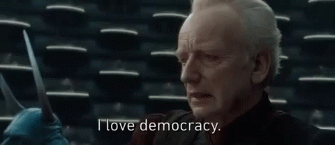 Star Wars Democracy GIF - Star Wars Democracy I Love Democracy GIFs