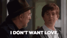 No Love GIF - The Good Doctor I Dont Want Love Single GIFs